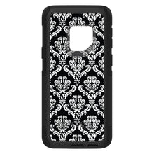 DistinctInk™ OtterBox Commuter Series Case for Apple iPhone or Samsung Galaxy - Black White Damask Pattern
