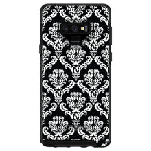 DistinctInk™ OtterBox Symmetry Series Case for Apple iPhone / Samsung Galaxy / Google Pixel - Black White Damask Pattern