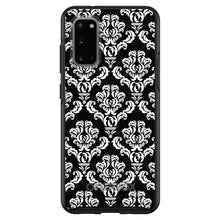 DistinctInk™ OtterBox Symmetry Series Case for Apple iPhone / Samsung Galaxy / Google Pixel - Black White Damask Pattern