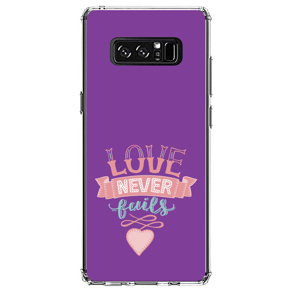 1 Corinthians 13, Love Never Fails, Heart Clear Shockproof iPhone Case, view 12