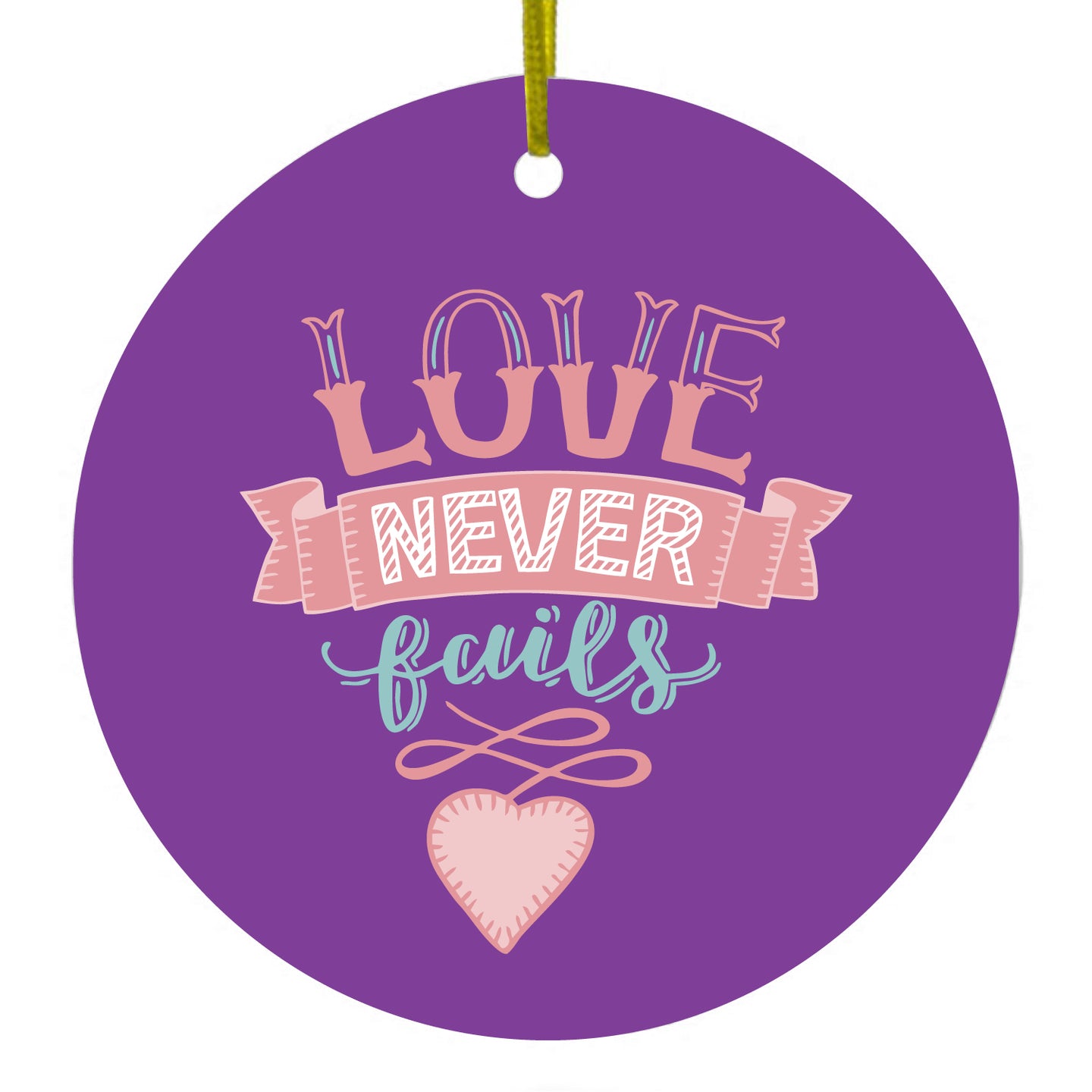 Heart Ceramic Ornament