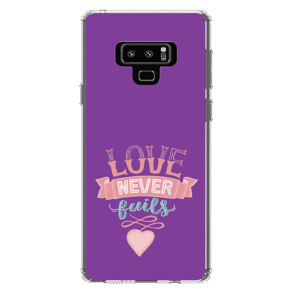 1 Corinthians 13, Love Never Fails, Heart Clear Shockproof iPhone Case, view 11