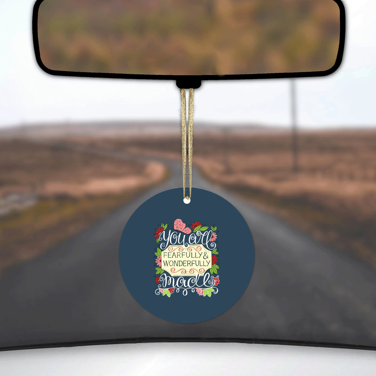 You Are Fearfully & Wonderfully Made Ceramic Ornament, view 3