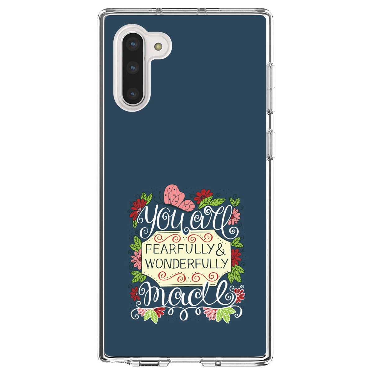 You Are Fearfully & Wonderfully Made Clear Shockproof iPhone Case, view 9