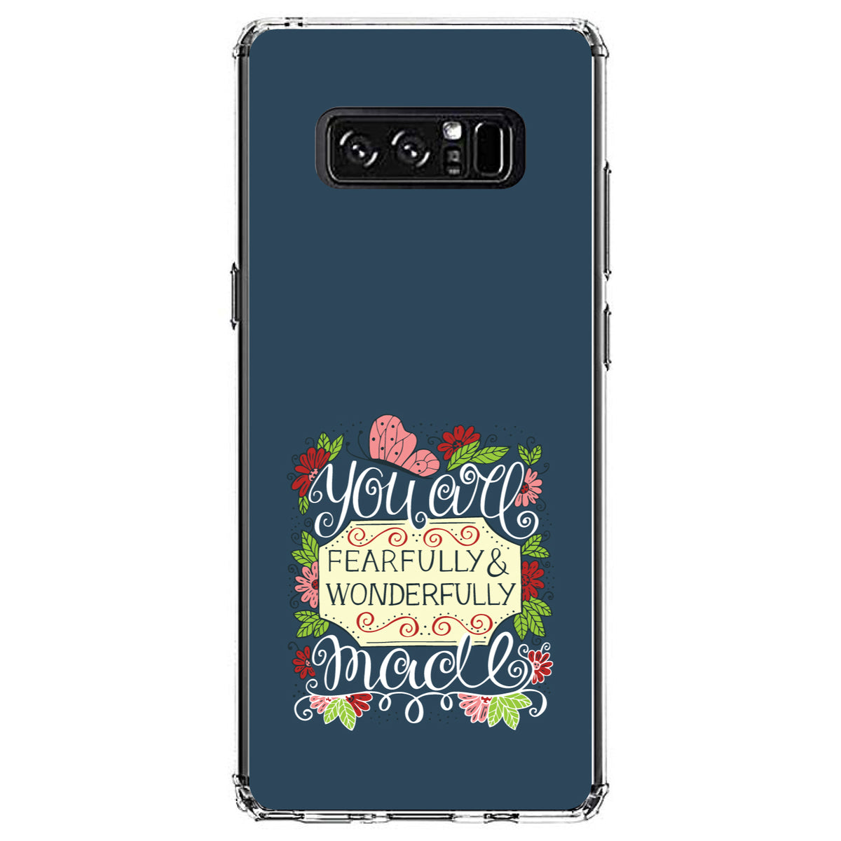 You Are Fearfully & Wonderfully Made Clear Shockproof iPhone Case, view 12
