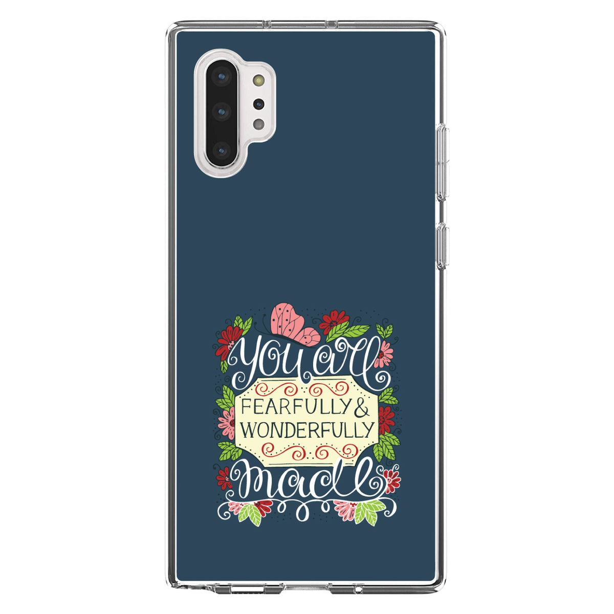 You Are Fearfully & Wonderfully Made Clear Shockproof iPhone Case, view 10