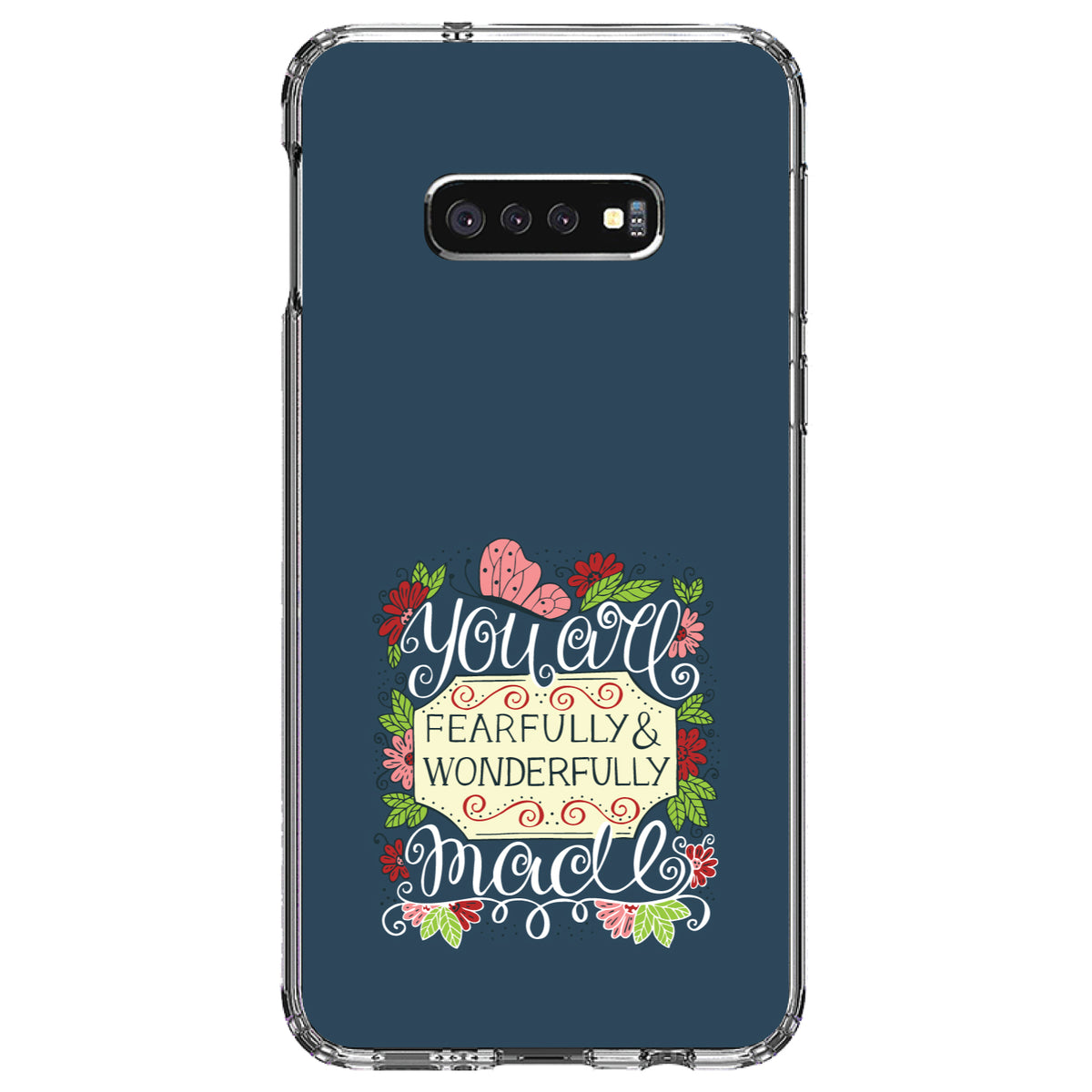 You Are Fearfully & Wonderfully Made Clear Shockproof iPhone Case, view 18