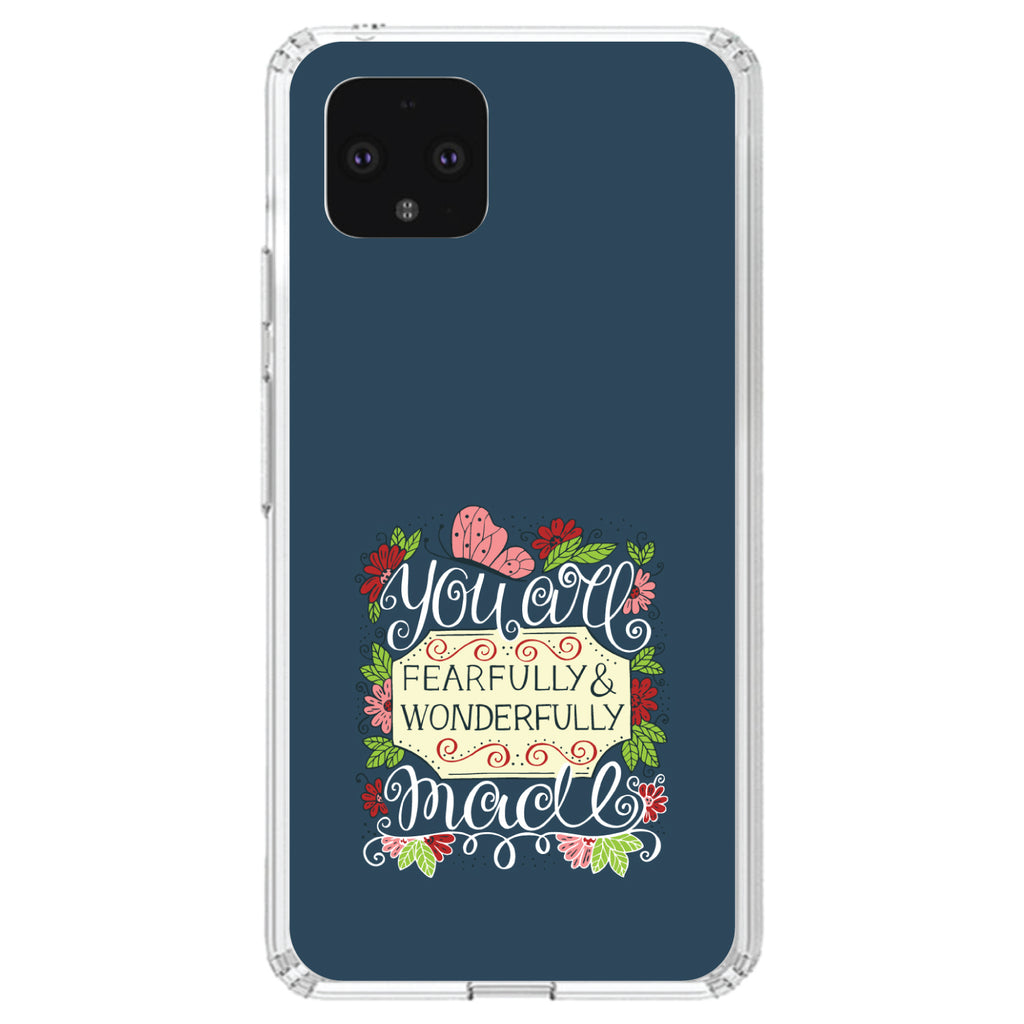 You Are Fearfully & Wonderfully Made Clear Shockproof iPhone Case, view 23