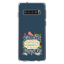 DistinctInk® Clear Shockproof Hybrid Case for Apple iPhone / Samsung Galaxy / Google Pixel - You Are Fearfully & Wonderfully Made