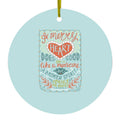 A Merry Heart Does Good Ceramic Ornament