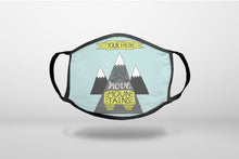 Your Faith Can Move Mountains - 3-Ply Reusable Soft Face Mask Covering, Unisex, Cotton Inner Layer