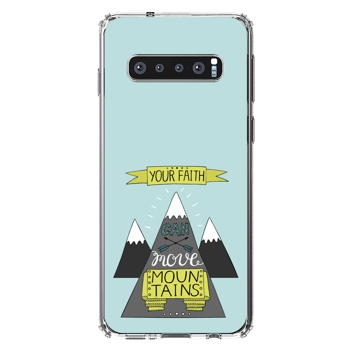 Your Faith Can Move Mountains Clear Shockproof iPhone Case, view 16