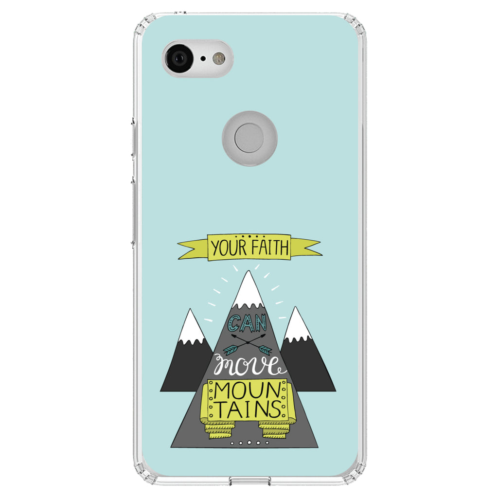 Your Faith Can Move Mountains Clear Shockproof iPhone Case, view 21