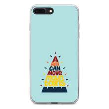 DistinctInk® Clear Shockproof Hybrid Case for Apple iPhone / Samsung Galaxy / Google Pixel - A Faith Can Moves Mountains