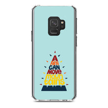 DistinctInk® Clear Shockproof Hybrid Case for Apple iPhone / Samsung Galaxy / Google Pixel - A Faith Can Moves Mountains