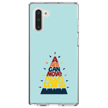 DistinctInk® Clear Shockproof Hybrid Case for Apple iPhone / Samsung Galaxy / Google Pixel - A Faith Can Moves Mountains