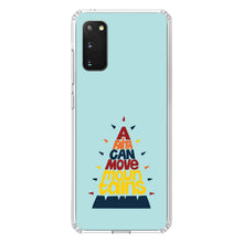 DistinctInk® Clear Shockproof Hybrid Case for Apple iPhone / Samsung Galaxy / Google Pixel - A Faith Can Moves Mountains
