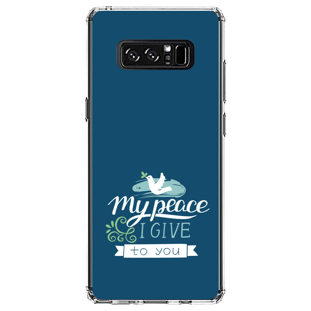My Peace I Give To You, Dove Clear Shockproof iPhone Case, view 12