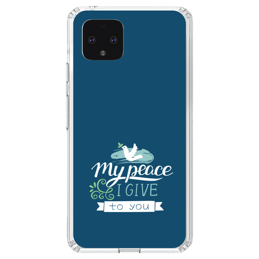 My Peace I Give To You, Dove Clear Shockproof iPhone Case, view 23