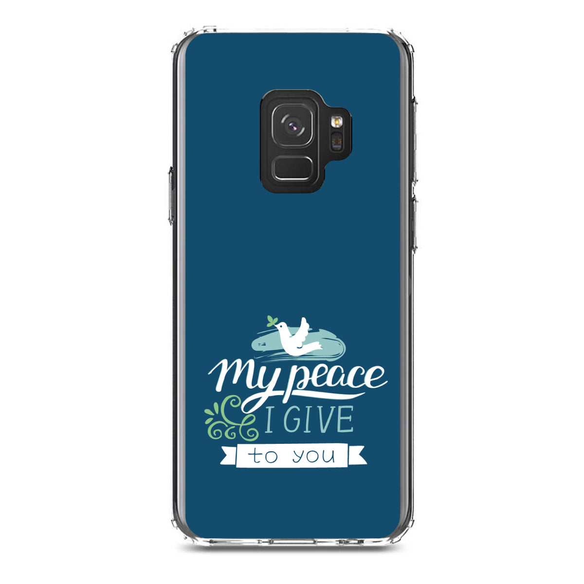 My Peace I Give To You, Dove Clear Shockproof iPhone Case, view 19