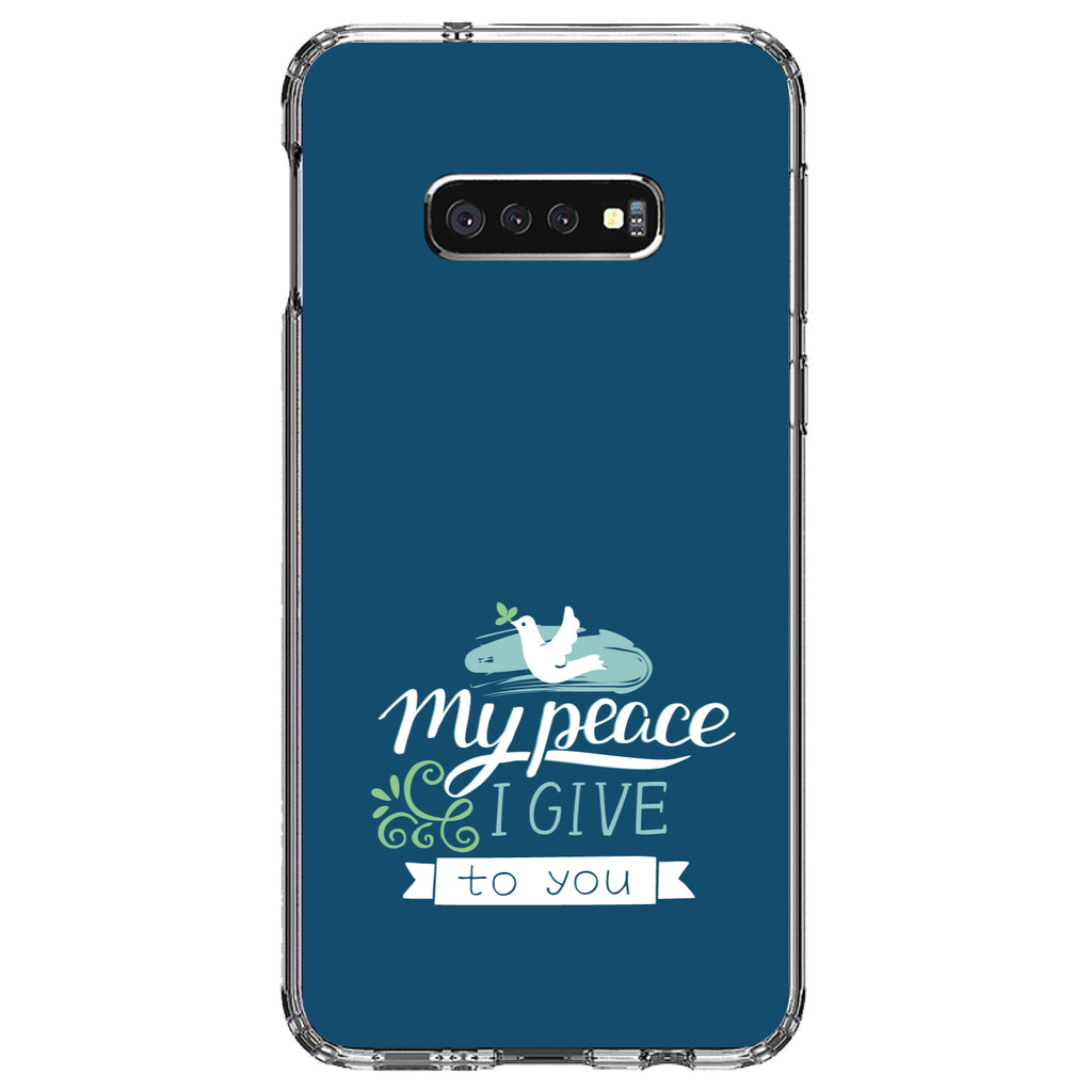 My Peace I Give To You, Dove Clear Shockproof iPhone Case, view 18