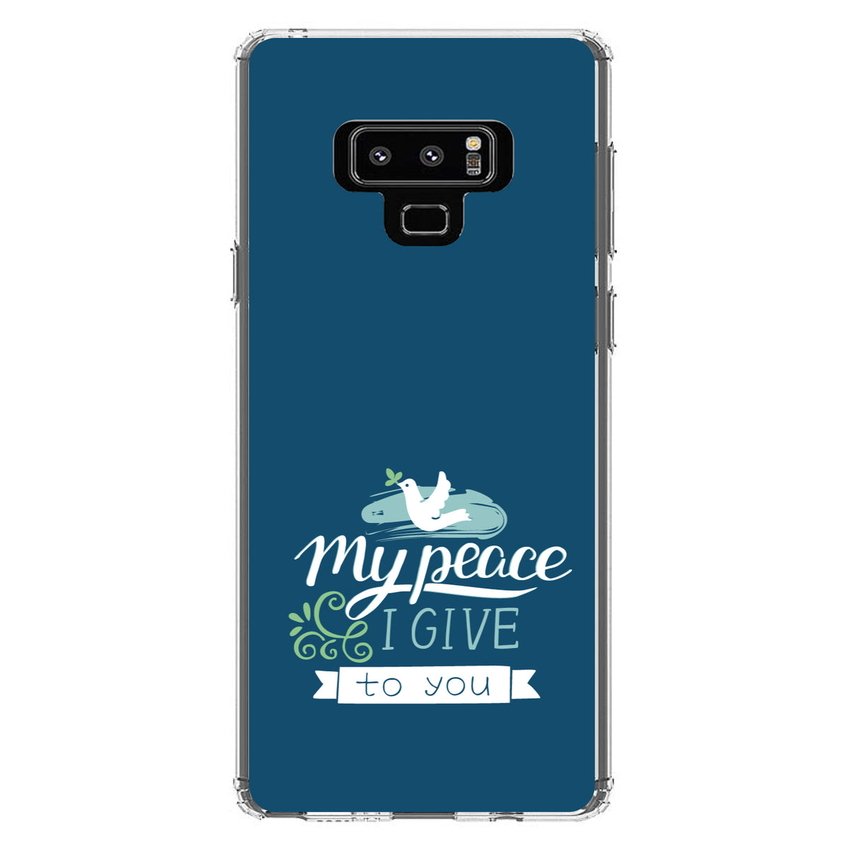 My Peace I Give To You, Dove Clear Shockproof iPhone Case, view 11