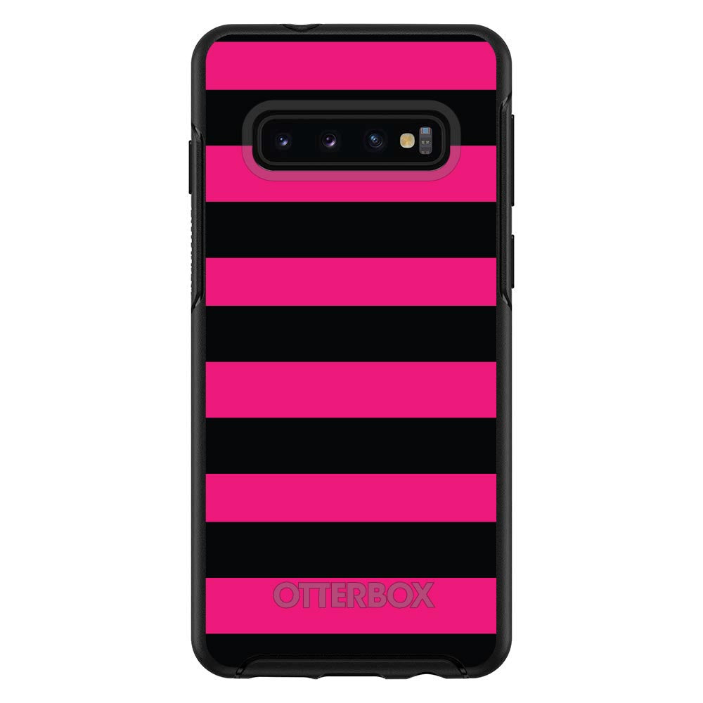 Black & Pink Bold Stripes OtterBox Symmetry Case for iPhone & Galaxy, view 6