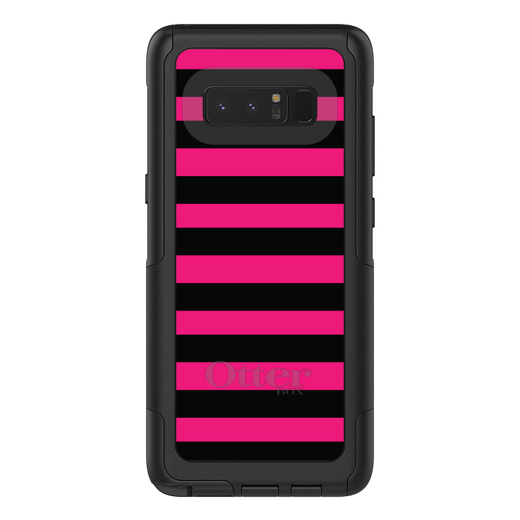 Black & Pink Bold Stripes OtterBox Commuter Case for iPhone & Galaxy, view 16