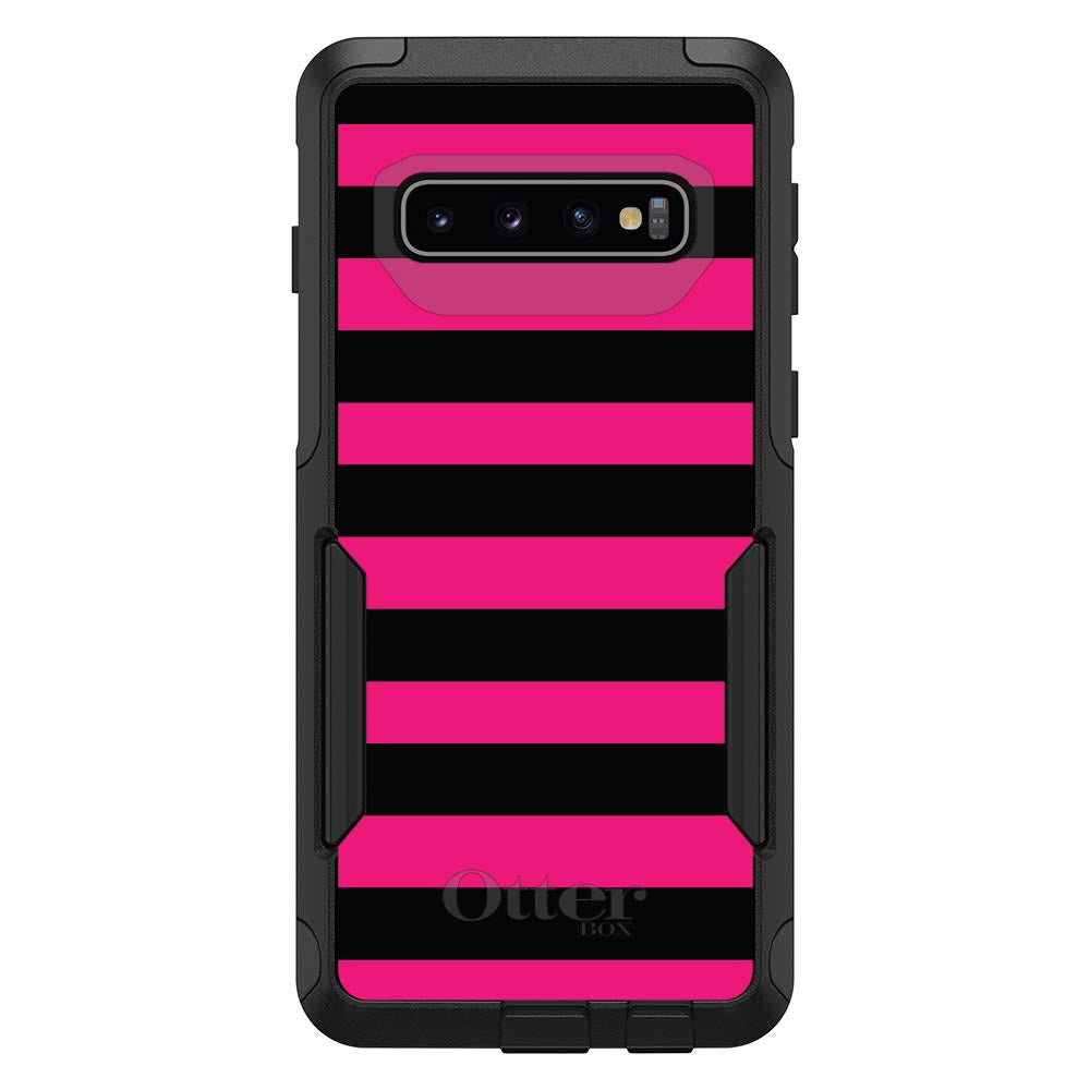 Black & Pink Bold Stripes OtterBox Commuter Case for iPhone & Galaxy, view 7