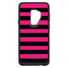Black & Pink Bold Stripes OtterBox Symmetry Case for iPhone & Galaxy