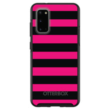 Black & Pink Bold Stripes OtterBox Symmetry Case for iPhone & Galaxy
