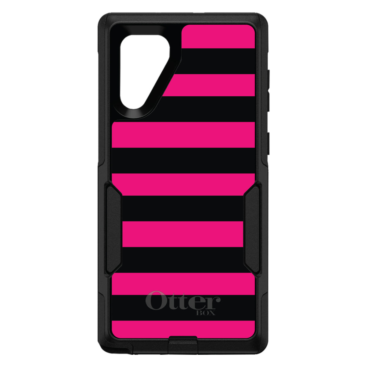 Black & Pink Bold Stripes OtterBox Commuter Case for iPhone & Galaxy, view 13