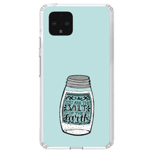 DistinctInk® Clear Shockproof Hybrid Case for Apple iPhone / Samsung Galaxy / Google Pixel - You Are the Salt of the Earth - Shaker