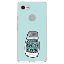 DistinctInk® Clear Shockproof Hybrid Case for Apple iPhone / Samsung Galaxy / Google Pixel - You Are the Salt of the Earth - Shaker