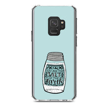 DistinctInk® Clear Shockproof Hybrid Case for Apple iPhone / Samsung Galaxy / Google Pixel - You Are the Salt of the Earth - Shaker