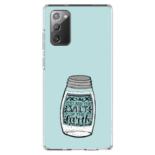 DistinctInk® Clear Shockproof Hybrid Case for Apple iPhone / Samsung Galaxy / Google Pixel - You Are the Salt of the Earth - Shaker