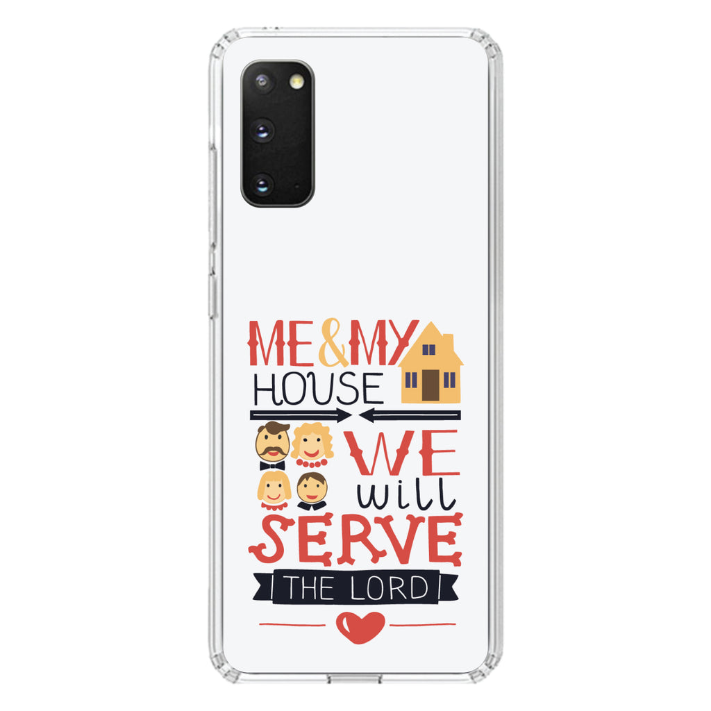Me & My House We Will Serve the Lord Clear Shockproof iPhone Case, view 13