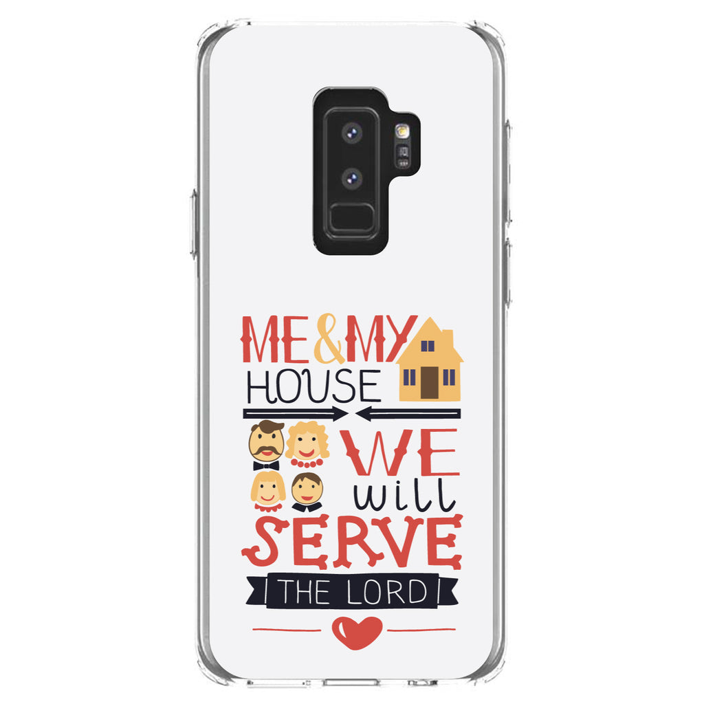 Me & My House We Will Serve the Lord Clear Shockproof iPhone Case, view 20