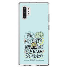 DistinctInk® Clear Shockproof Hybrid Case for Apple iPhone / Samsung Galaxy / Google Pixel - Joshua 24:15 - We Will Serve the Lord