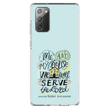 DistinctInk® Clear Shockproof Hybrid Case for Apple iPhone / Samsung Galaxy / Google Pixel - Joshua 24:15 - We Will Serve the Lord