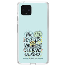 DistinctInk® Clear Shockproof Hybrid Case for Apple iPhone / Samsung Galaxy / Google Pixel - Joshua 24:15 - We Will Serve the Lord