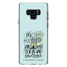 DistinctInk® Clear Shockproof Hybrid Case for Apple iPhone / Samsung Galaxy / Google Pixel - Joshua 24:15 - We Will Serve the Lord