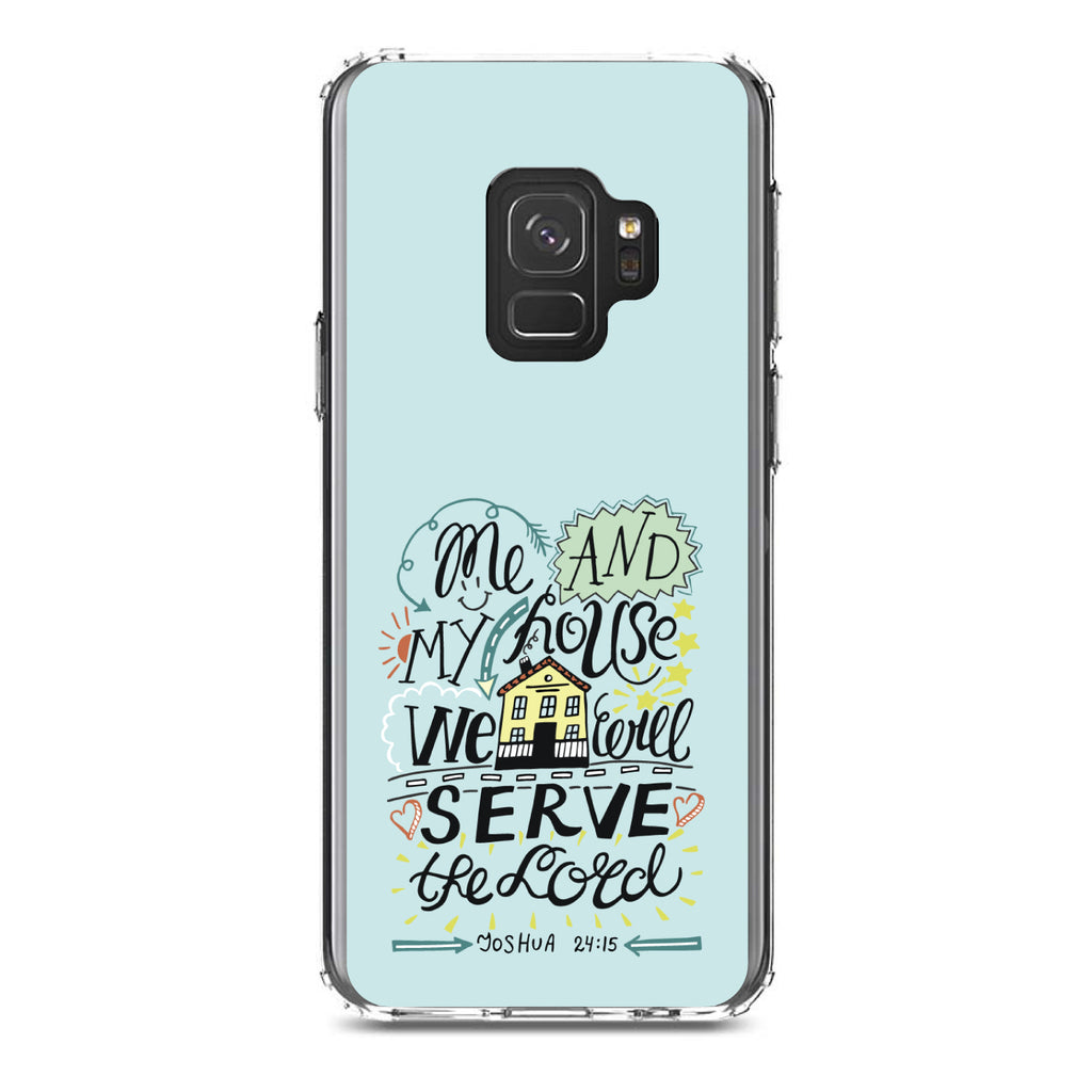 Joshua 24:15, We Will Serve the Lord Clear Shockproof iPhone Case, view 19