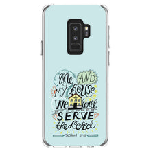 DistinctInk® Clear Shockproof Hybrid Case for Apple iPhone / Samsung Galaxy / Google Pixel - Joshua 24:15 - We Will Serve the Lord