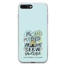 DistinctInk® Clear Shockproof Hybrid Case for Apple iPhone / Samsung Galaxy / Google Pixel - Joshua 24:15 - We Will Serve the Lord