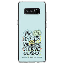 DistinctInk® Clear Shockproof Hybrid Case for Apple iPhone / Samsung Galaxy / Google Pixel - Joshua 24:15 - We Will Serve the Lord