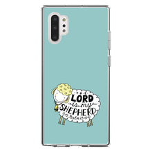 DistinctInk® Clear Shockproof Hybrid Case for Apple iPhone / Samsung Galaxy / Google Pixel - Psalm 23 - The Lord is My Shepherd