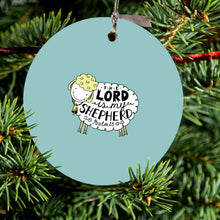 The Lord is My Shepherd Ceramic Ornament