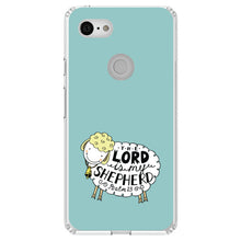 DistinctInk® Clear Shockproof Hybrid Case for Apple iPhone / Samsung Galaxy / Google Pixel - Psalm 23 - The Lord is My Shepherd