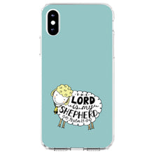 DistinctInk® Clear Shockproof Hybrid Case for Apple iPhone / Samsung Galaxy / Google Pixel - Psalm 23 - The Lord is My Shepherd